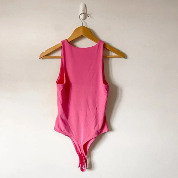 Barbie Rhinestone High Neck Bodysuit Pink Size Small - Picture 7 of 8